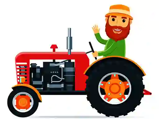 Cartoon Farm Traktors — 無料オンラインゲーム