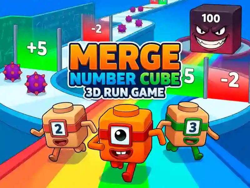 ゲームMerge Number Cube 3d Run Gameオンライン