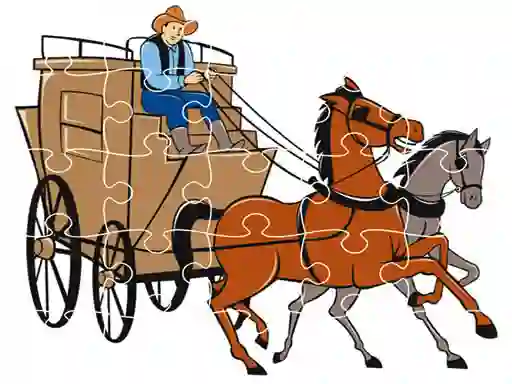 Wagons Jigsaw — 無料オンラインゲーム