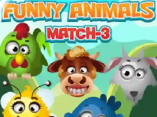 Funny Animals Match 3 — 無料オンラインゲーム