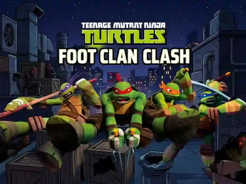 Teenage Mutant Ninja Turtles Foot Clan Clash — 無料オンラインゲーム
