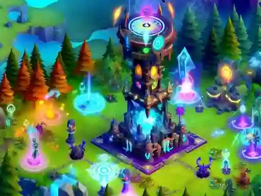 2D Fantasy Tower Defence — 無料オンラインゲーム