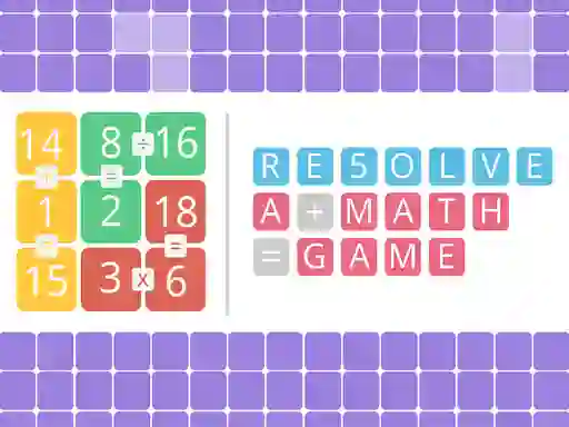 Resolve a math game — 無料オンラインゲーム