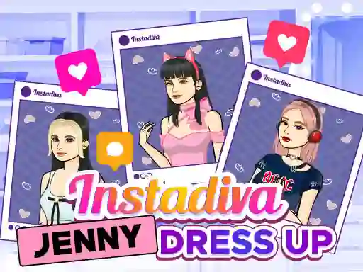 Instadiva Jenny Dress Up — 無料オンラインゲーム