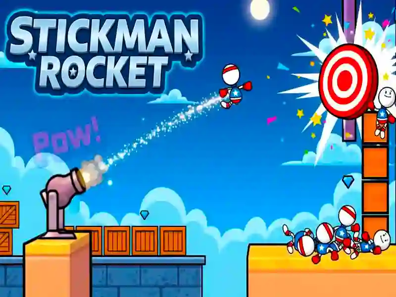Stickman Rocket — 無料オンラインゲーム