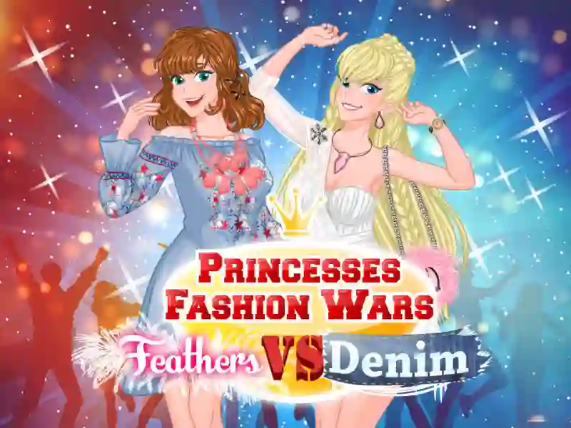 Princesses Fashion Wars Feathers VS Denim — 無料オンラインゲーム