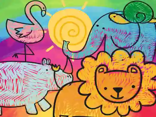 Little Animals Coloring — 無料オンラインゲーム