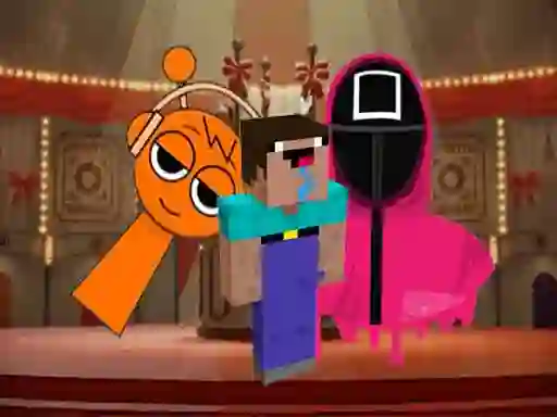 Nextbots on Minecraft Squid Game Sprunki — 無料オンラインゲーム
