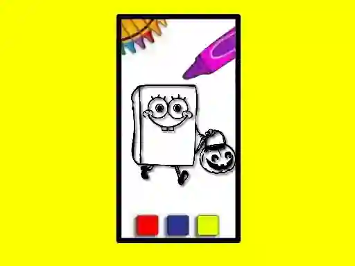 SpobgeBob Halloween Coloring Book — 無料オンラインゲーム