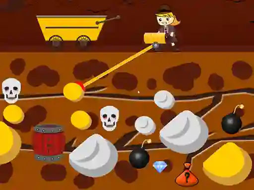 Lady Gold Miner — 無料オンラインゲーム