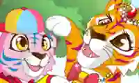 Mommy and Baby Tiger — 無料オンラインゲーム