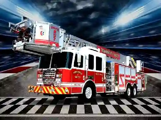 ゲームFire Trucks Puzzleオンライン