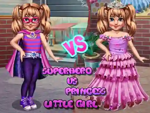 Little Girl Superhero vs Princess — 無料オンラインゲーム