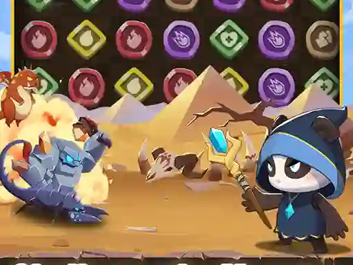 Legend of Panda Match 3 & Battle — 無料オンラインゲーム