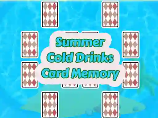 Summer Cold Drinks Card Memory — 無料オンラインゲーム