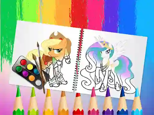 Sweet Pony Coloring Book — 無料オンラインゲーム