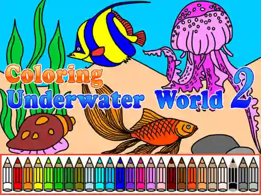 Сoloring Underwater World 2 — 無料オンラインゲーム