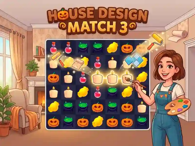 House Design Match 3 — 無料オンラインゲーム
