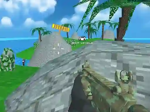 Blocky Combat SWAT Desert Storm Zombie — 無料オンラインゲーム