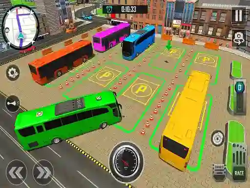 Bus City Parking Simulator — 無料オンラインゲーム