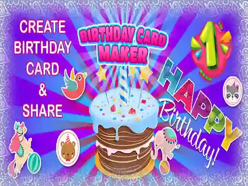 Birthday Card Maker — 無料オンラインゲーム