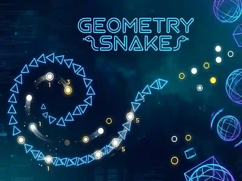 ゲームGeometry Snakeオンライン