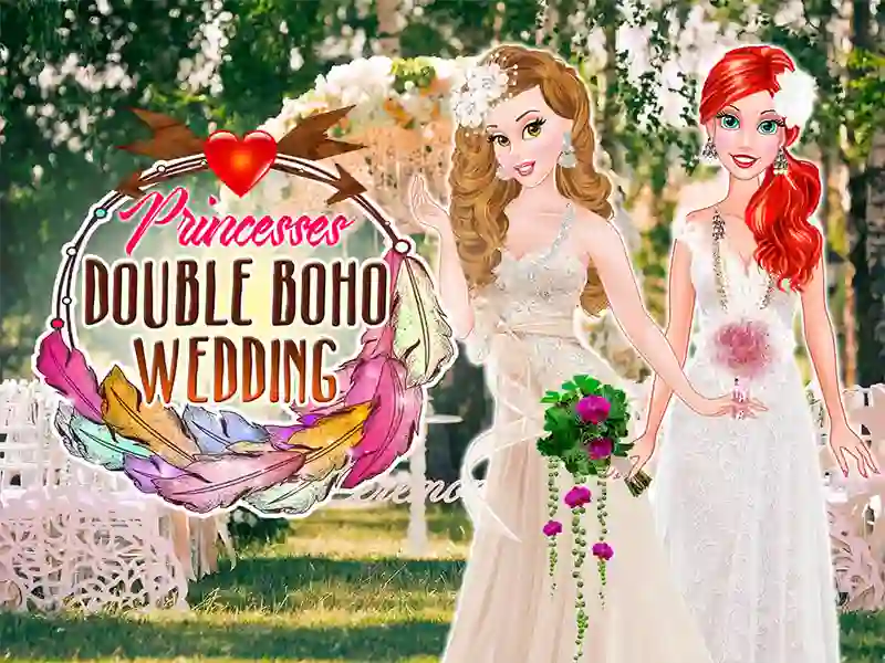 Princesses Double Boho Wedding — 無料オンラインゲーム