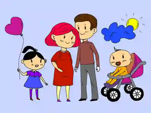 Happy Family Coloring Book — 無料オンラインゲーム