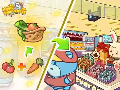 Hippo Supermarket — 無料オンラインゲーム