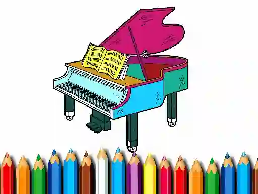 Back To School: Piano Coloring Book — 無料オンラインゲーム