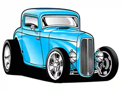 ゲームHot Rod Coloringオンライン