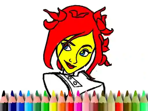 Back To School: Cute Girl Coloring — 無料オンラインゲーム