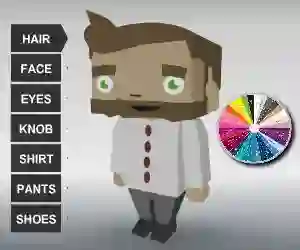 Coloring Bloxy Boy — 無料オンラインゲーム