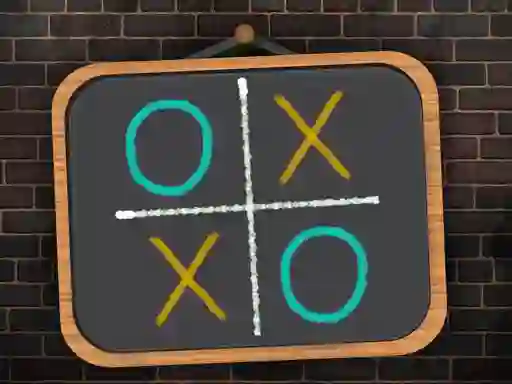 Tic Tac Toe blackboard — 無料オンラインゲーム