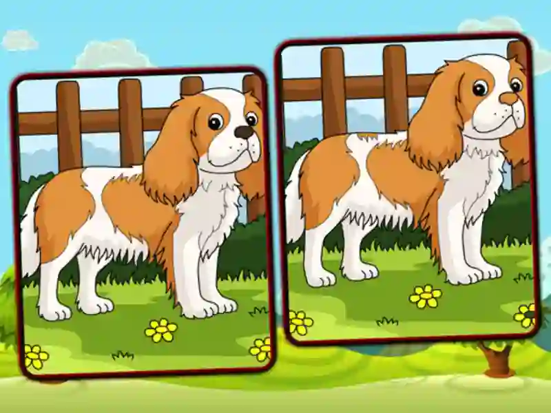 Dogs Spot the Differences — 無料オンラインゲーム