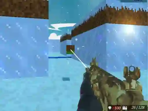 Blocky Swat Shooting Iceworld Multiplayer — 無料オンラインゲーム