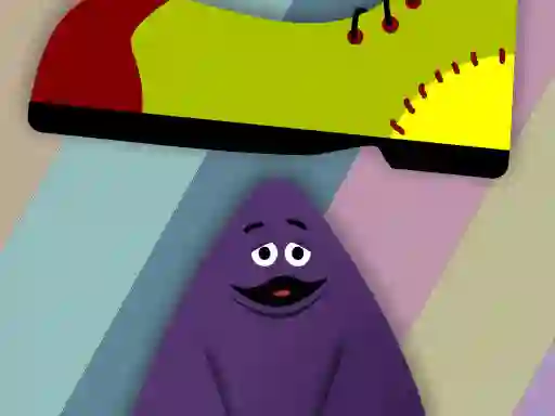 Grimace vs giant clown shoes — 無料オンラインゲーム