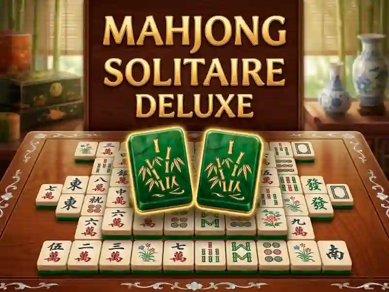 Mahjong Solitaire Deluxe — 無料オンラインゲーム