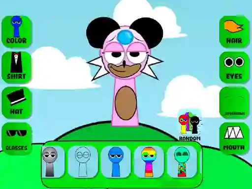 ゲームSprunki Character Maker OCオンライン