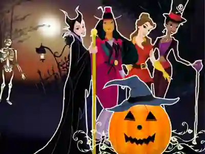 Princesses Halloween Night — 無料オンラインゲーム