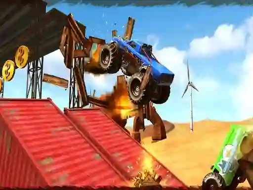 Monster Truck Impossible Track Plane Simulator — 無料オンラインゲーム