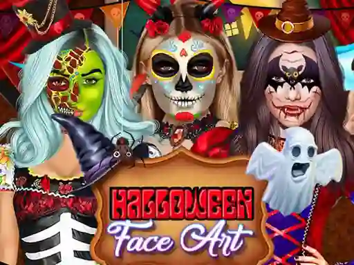 Kylie Jenner Halloween Face Art — 無料オンラインゲーム