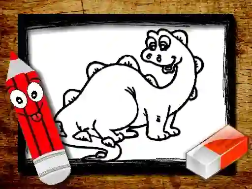 Back To School: Dinosaur Coloring Book — 無料オンラインゲーム