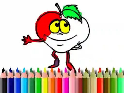 Back To School: Fruits Coloring — 無料オンラインゲーム