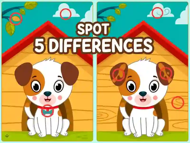Spot 5 Differences — 無料オンラインゲーム