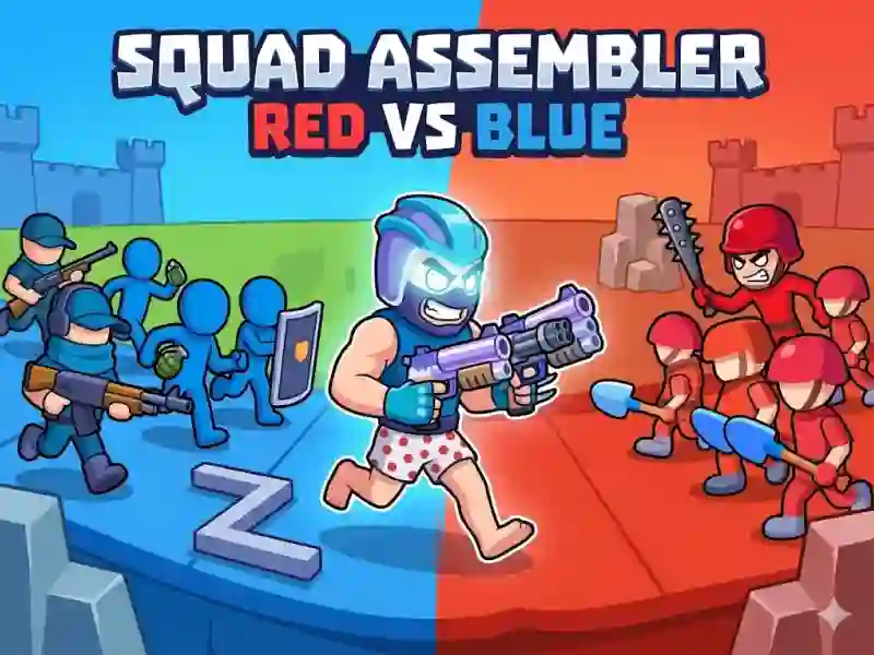Squad Assembler Red Vs Blue — 無料オンラインゲーム
