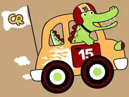 ゲームFast Racing Cars Coloringオンライン