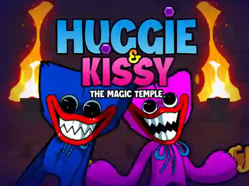 Huggie & Kissy The Magic Temple — 無料オンラインゲーム