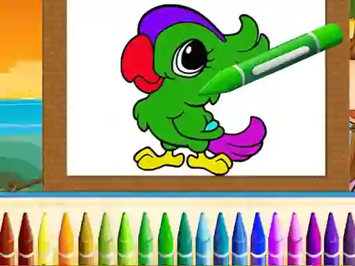 ゲームCute Animals Coloringオンライン