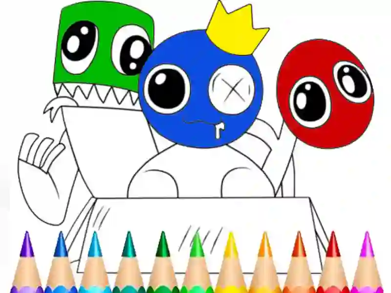 Rainbow Friends Coloring Book — 無料オンラインゲーム